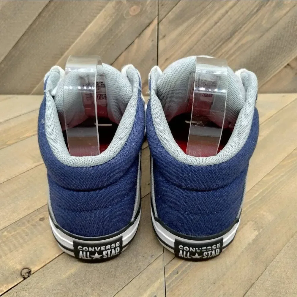 Converse Chuck Taylor All‎ Star Hi Street Casual Sneakers Youth Size 3 Grey Blue